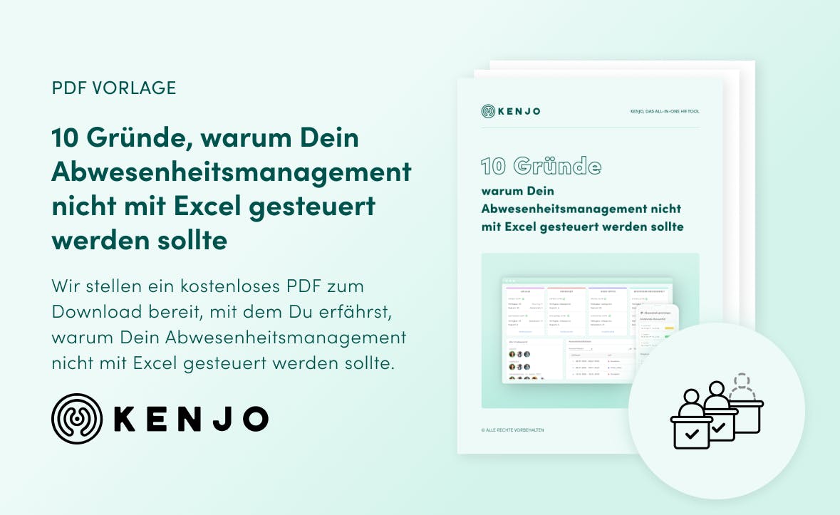 10 gründe kein excel abwesenheitsmanagement