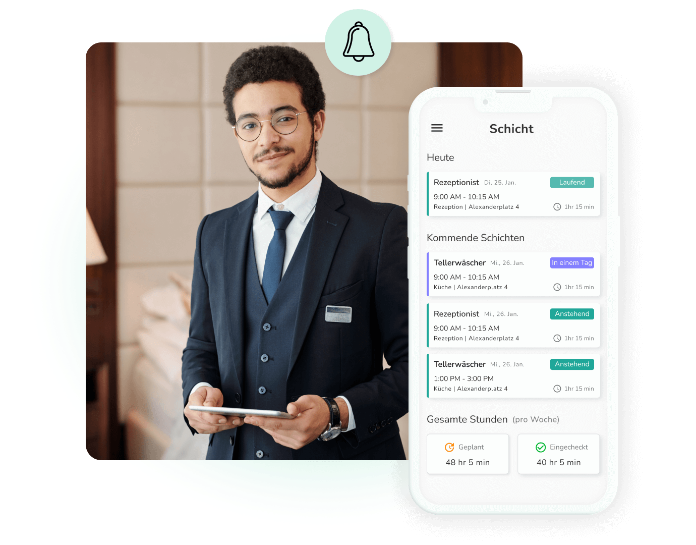 Kenjo Schichtplan Software Hotel