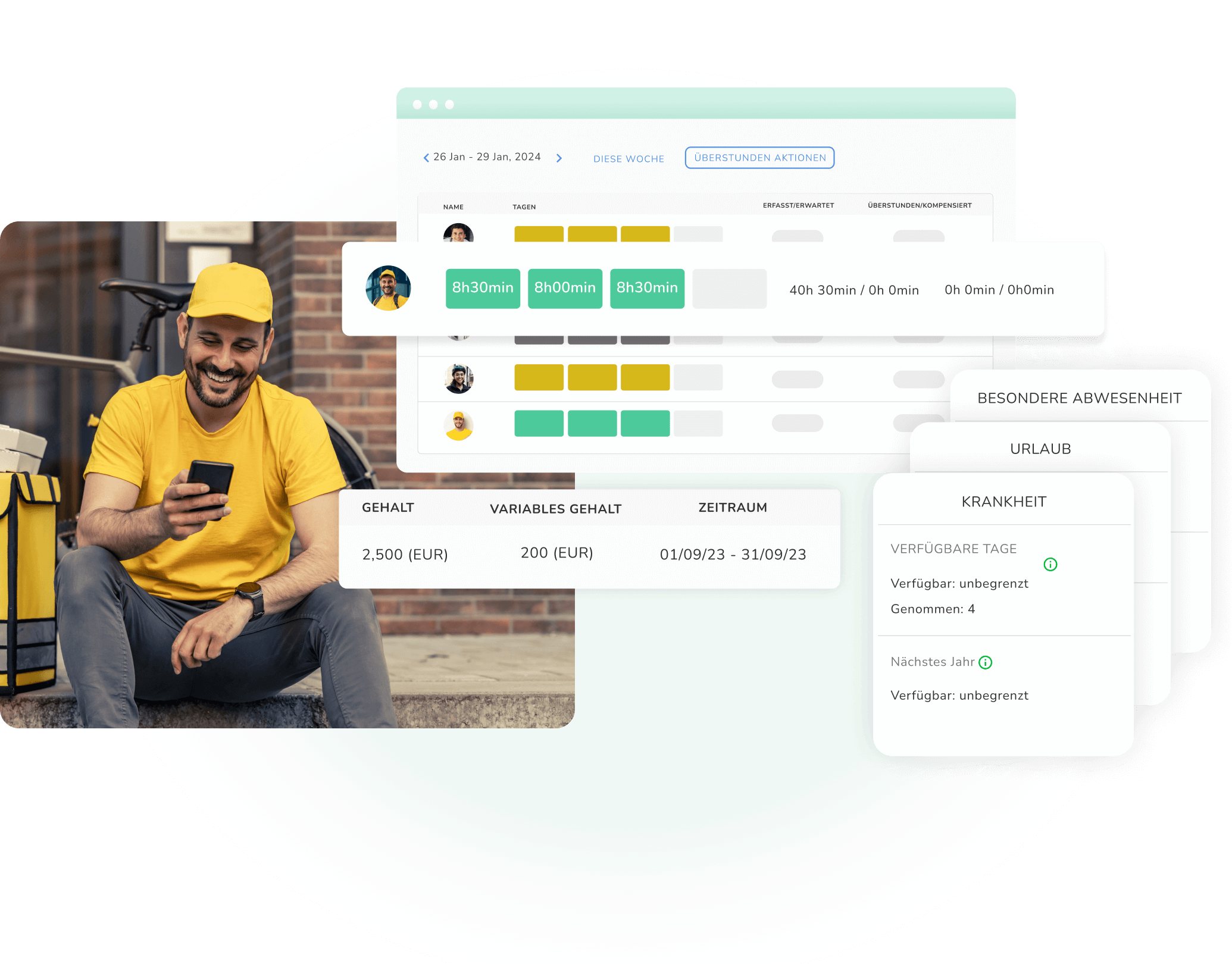 Kenjo HR Software Lieferdienste