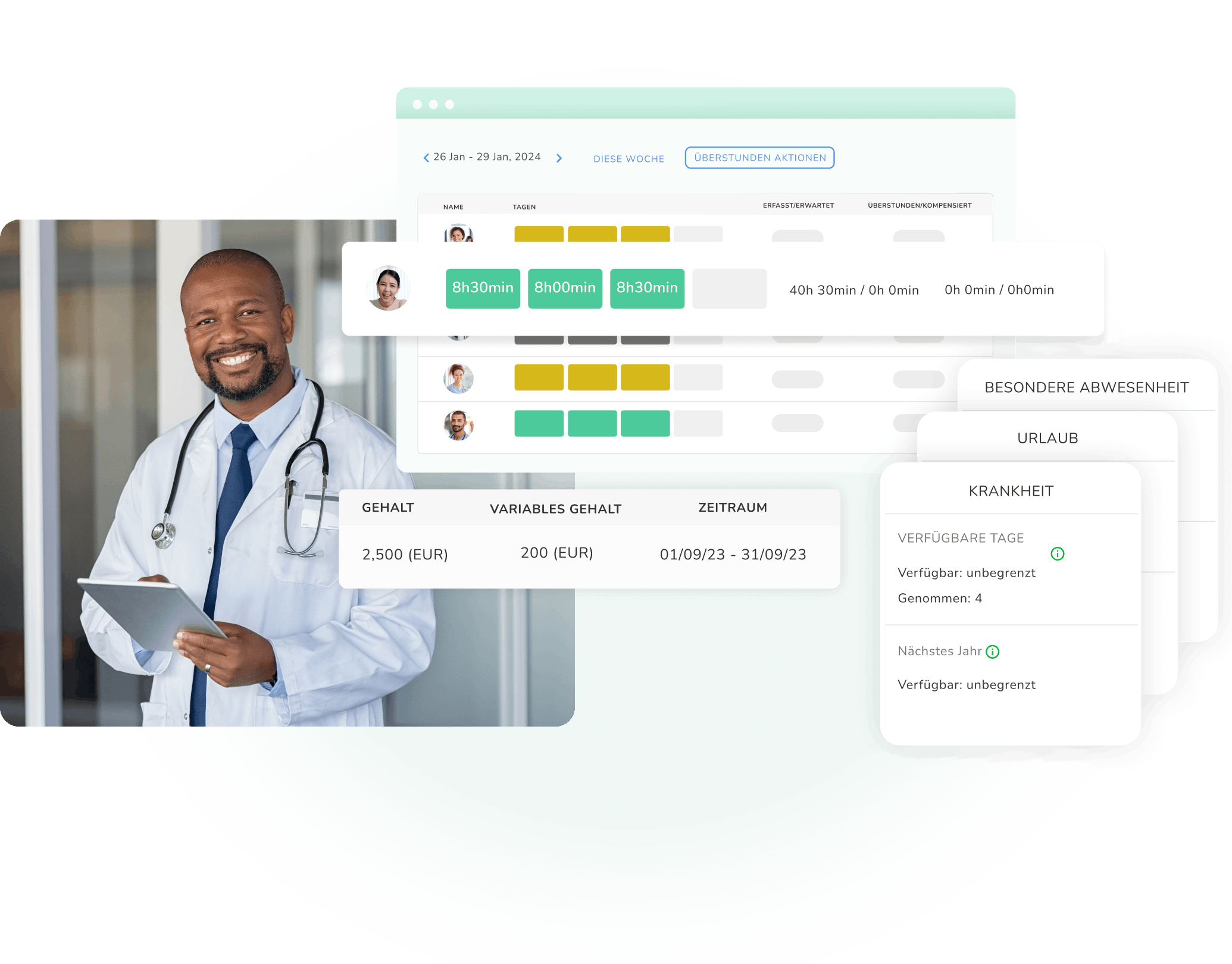 kenjo mobile hr app arztpraxis