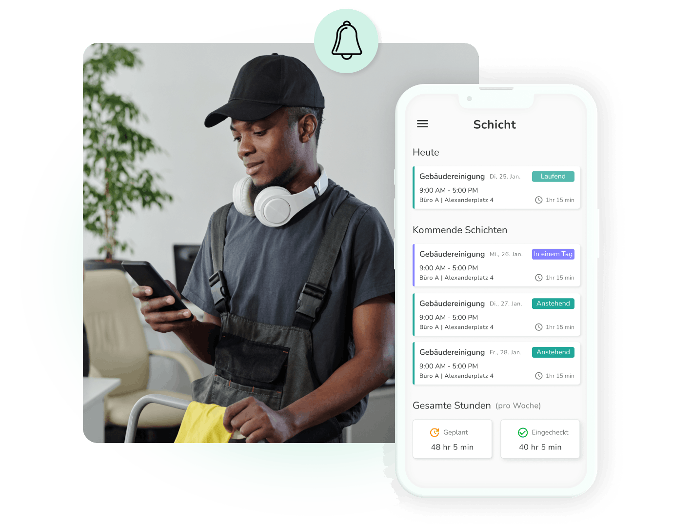schichtplan software kenjo facilitiy management