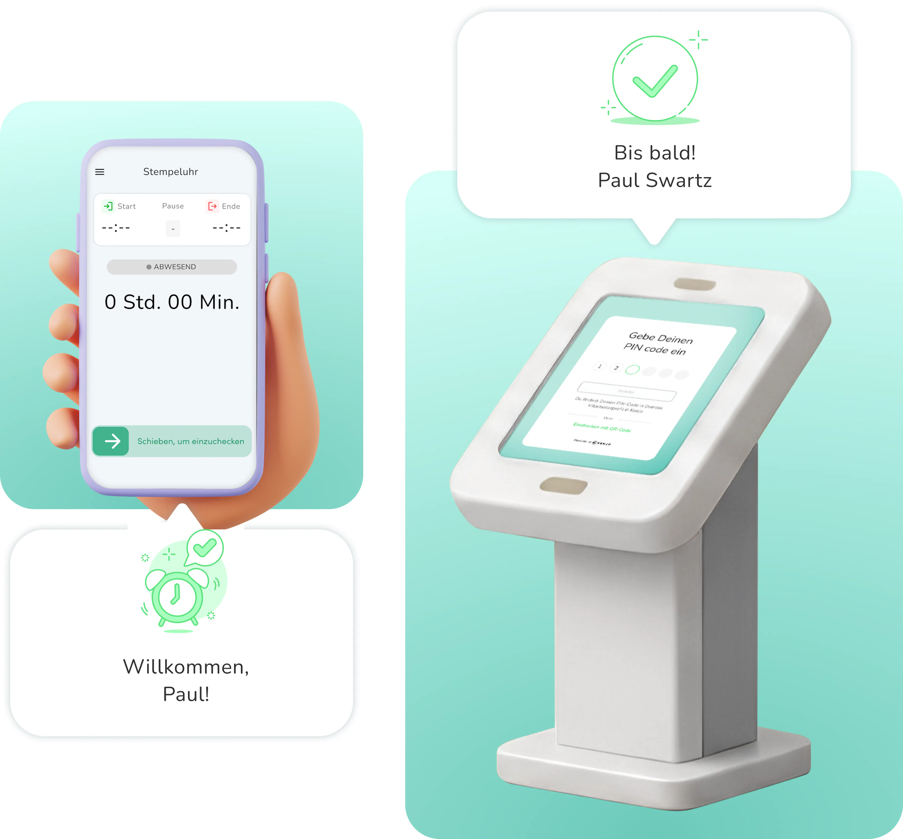 Kenjo Zeiterfassung App
