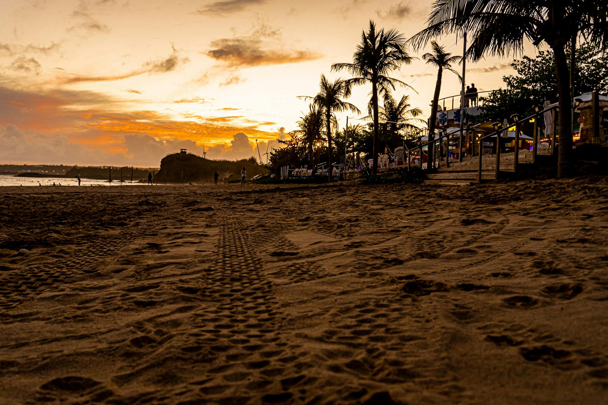 Nanwan Beach at sunset