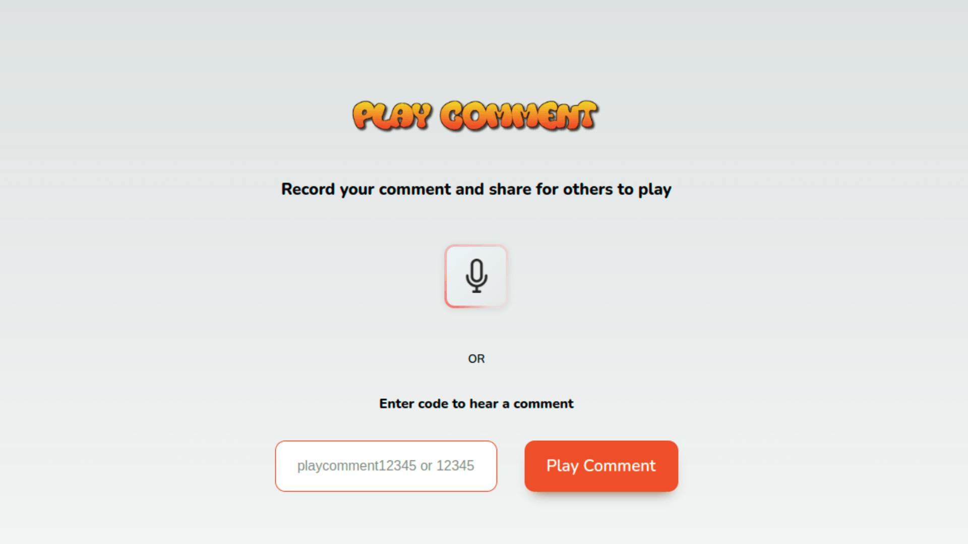 Play Comment
