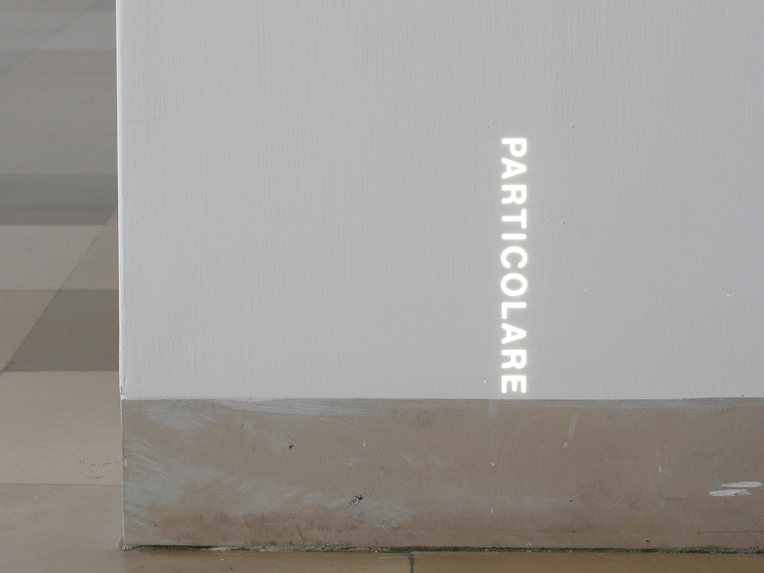 Giovanni Anselmo, Particolare, 1972