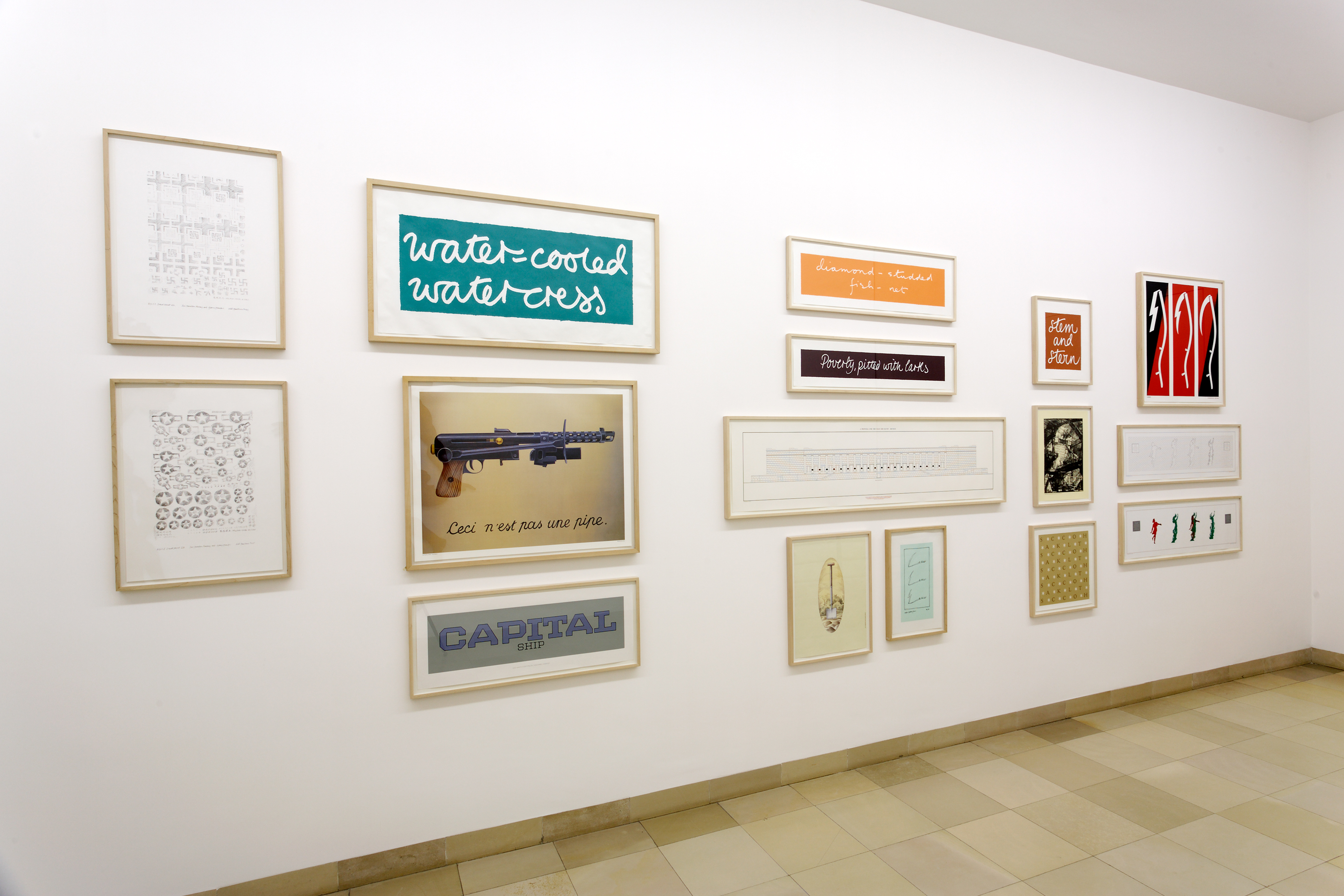 Exhibition - Ian Hamilton Finlay The Graphic Work - KEWENIG