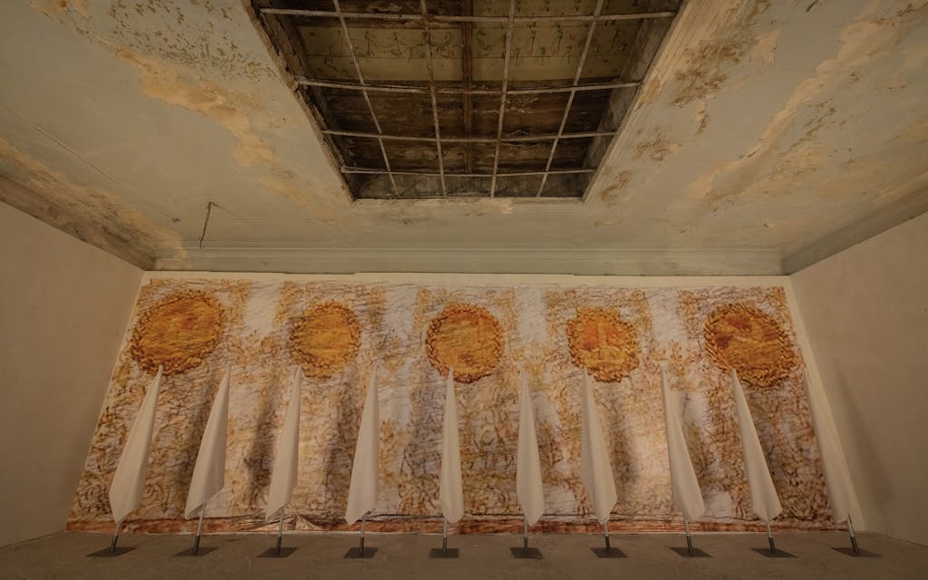 Ivan Bazak, 'Backstage of Historical Events', 2023, Ivano-Frankivsk. Photograph by Oleksandr Kovalenko. Courtesy of the VCRC