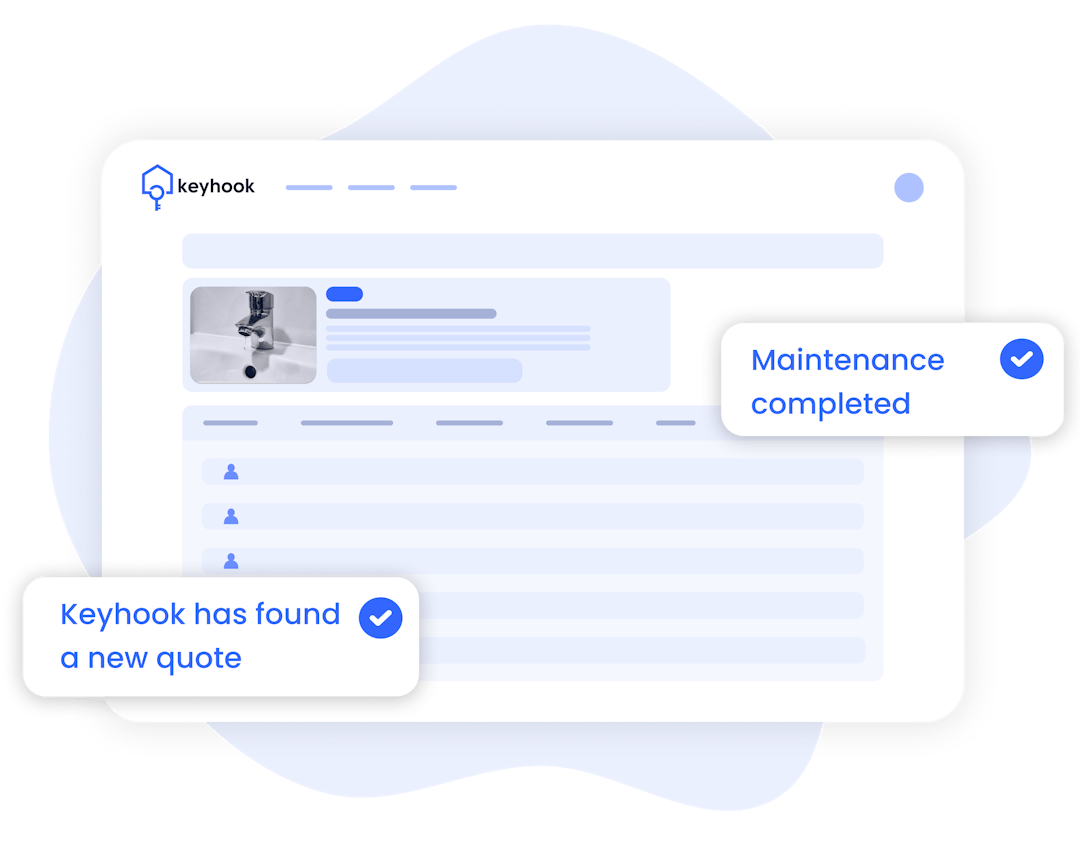 Keyhook's maintenance feature display