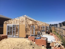 A house being built