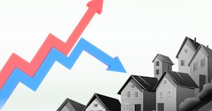 Arrows on a graph and houses