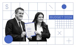 Bishop and Willis presenting Budget 2024