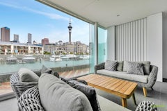 Apartment looking out to the Sky Tower