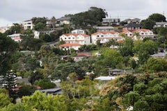 Houses on a hillside