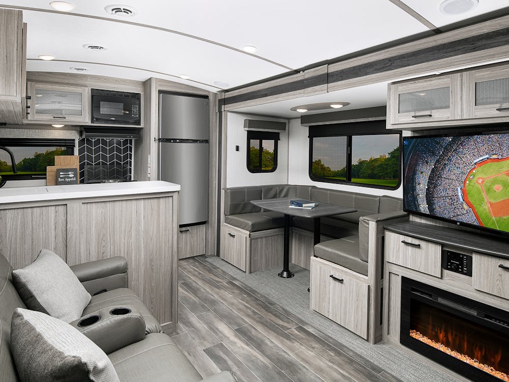 white interior travel trailer for sale