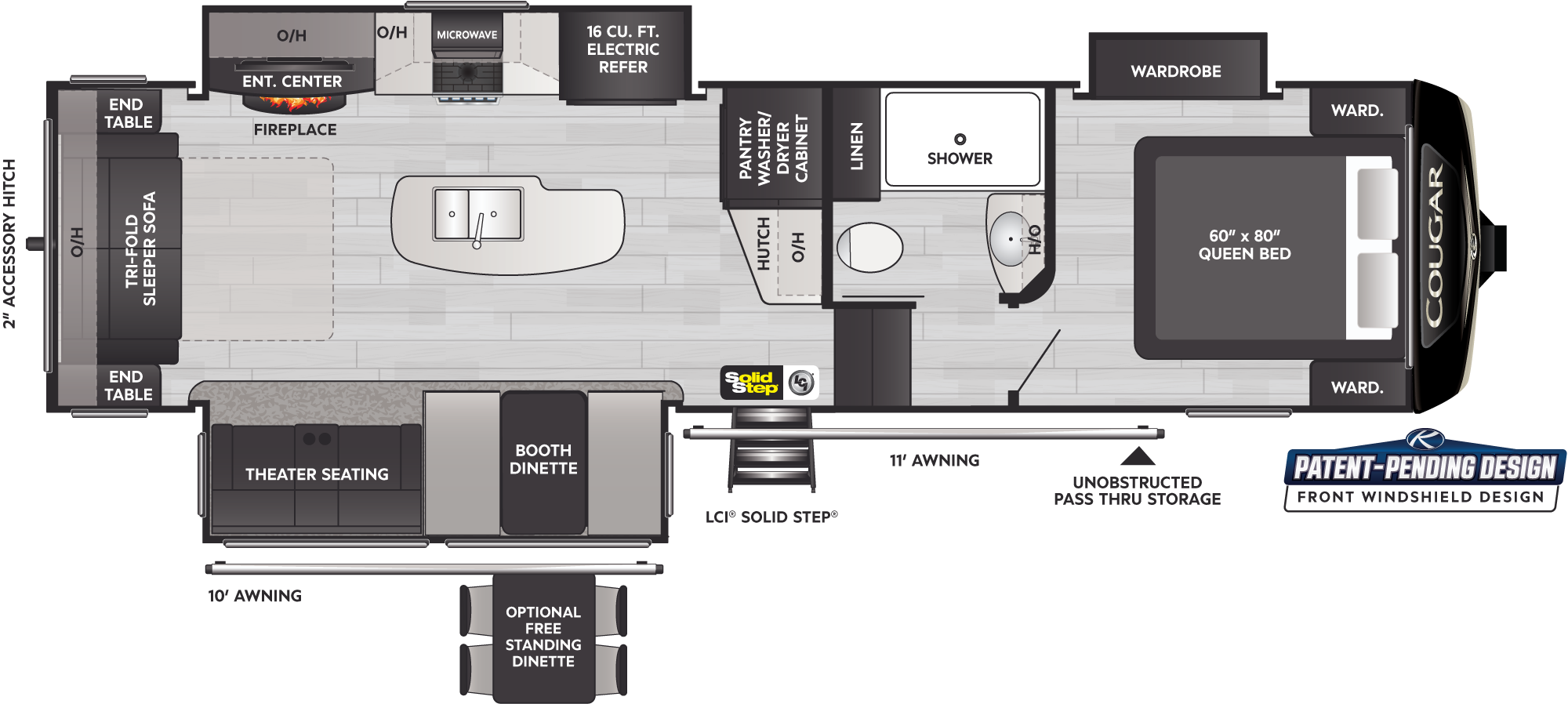 2005 Keystone Cougar Fifth Wheel Floor Plans Home Alqu