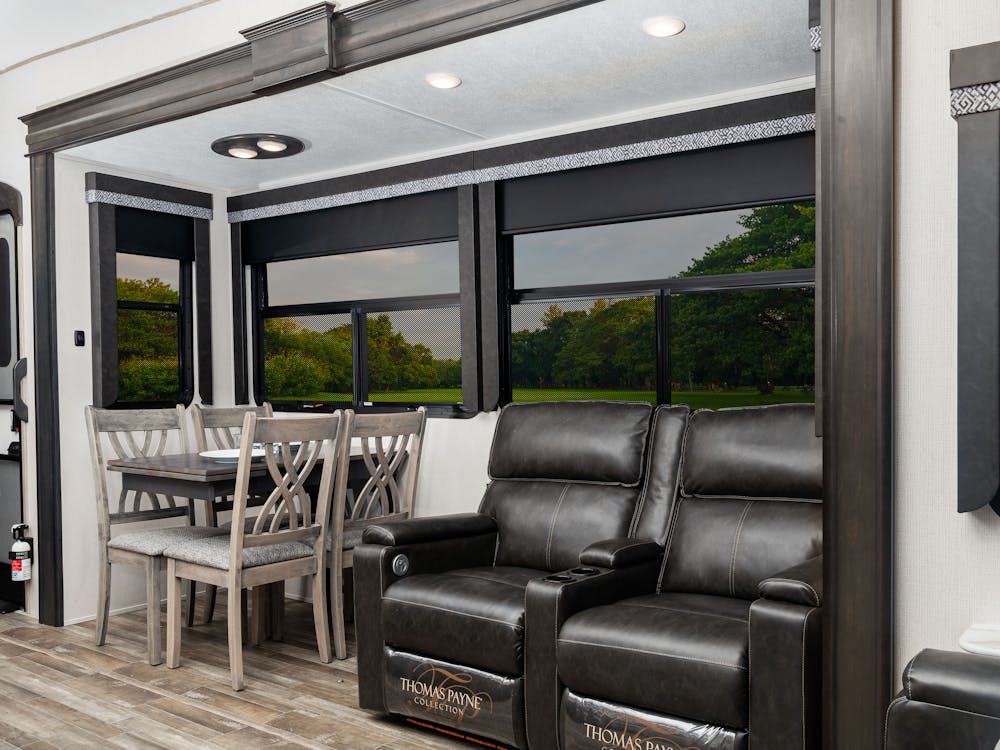 312RS theater seating and dinette