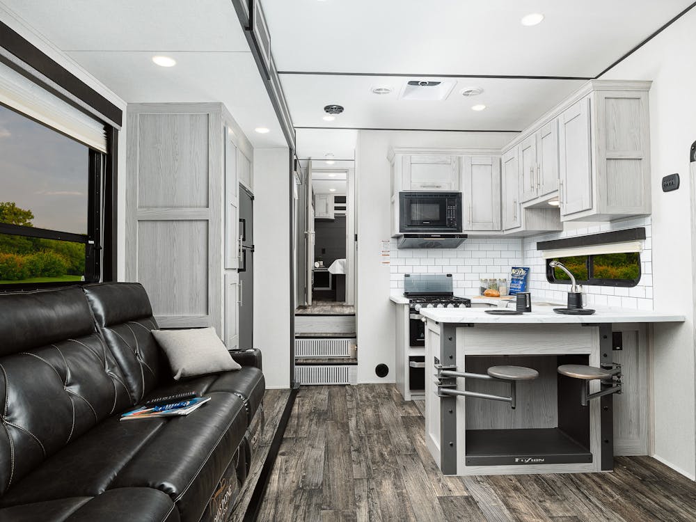 Impact 359 kitchen and living area