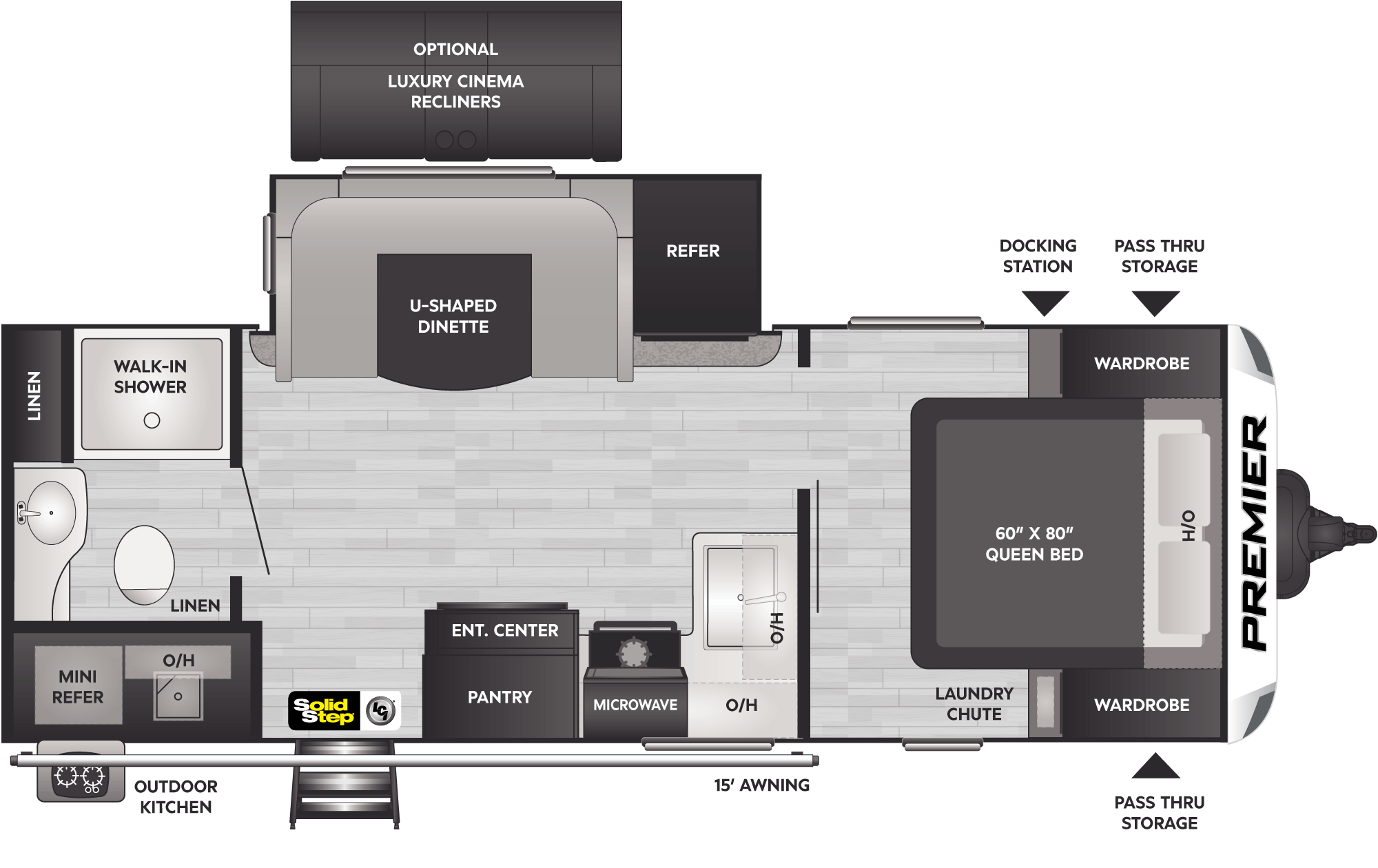 What is the top of the line Keystone RV? 2020 keystone bullet premier 23rbpr