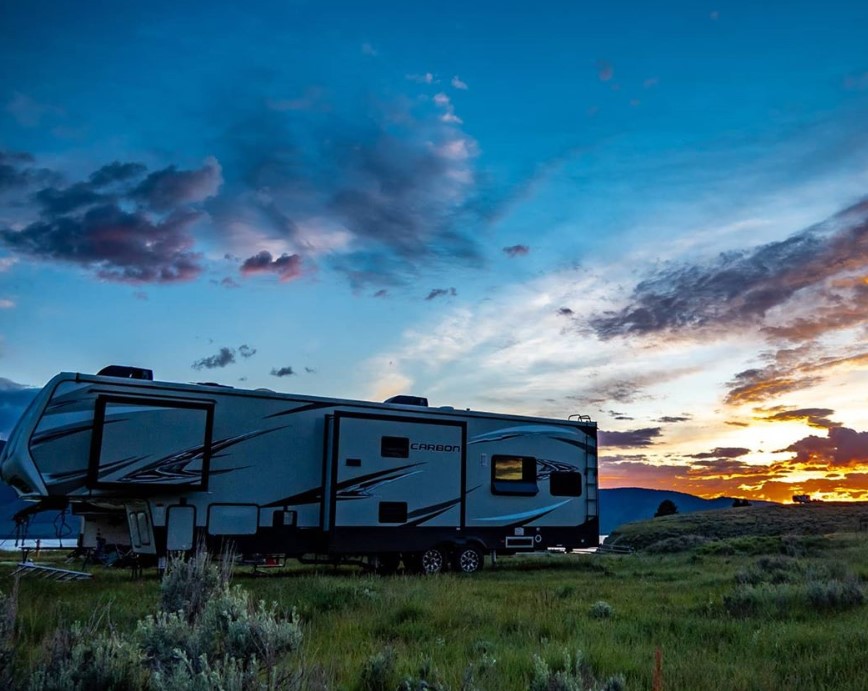 Keystone RV's Raptor and Carbon fifth wheel RV toyhaulers, travel trailer RV toyhaulers