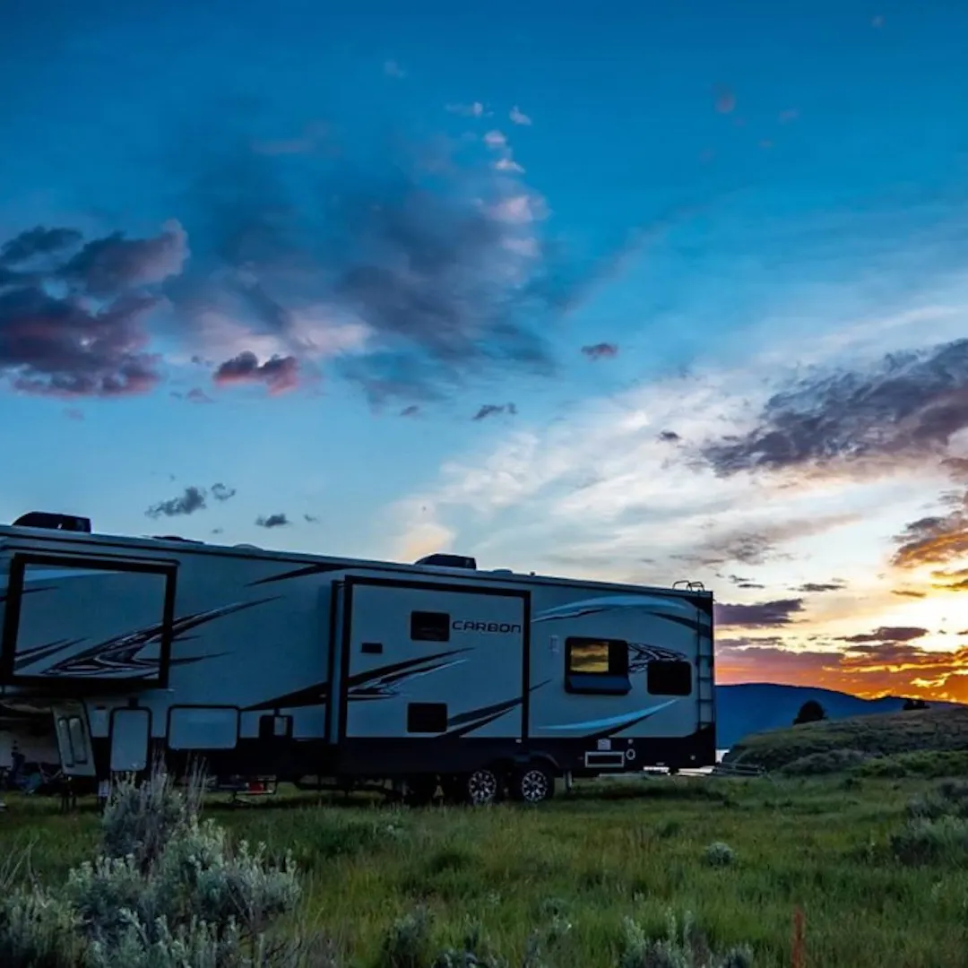 Keystone RV's Raptor and Carbon fifth wheel RV toyhaulers, travel ...