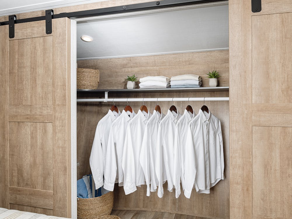 Arcadia's master bedroom closet