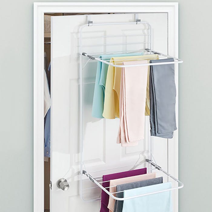 Over Door Fold Out Drying Rack from mdesign