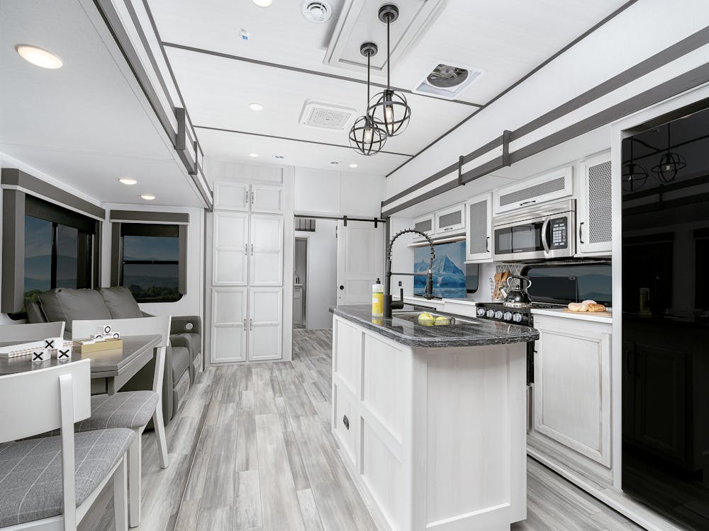 2024 Sprinter 3900DBL Main photo with kitchen and dining