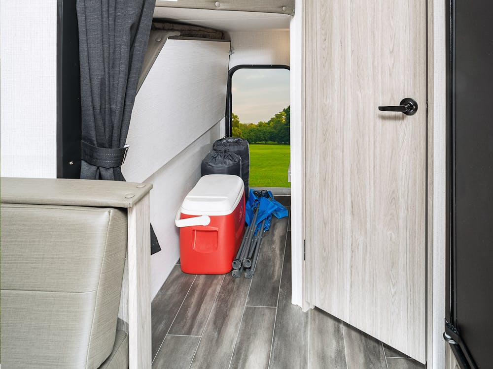 Keystone Passport under bunk storage
