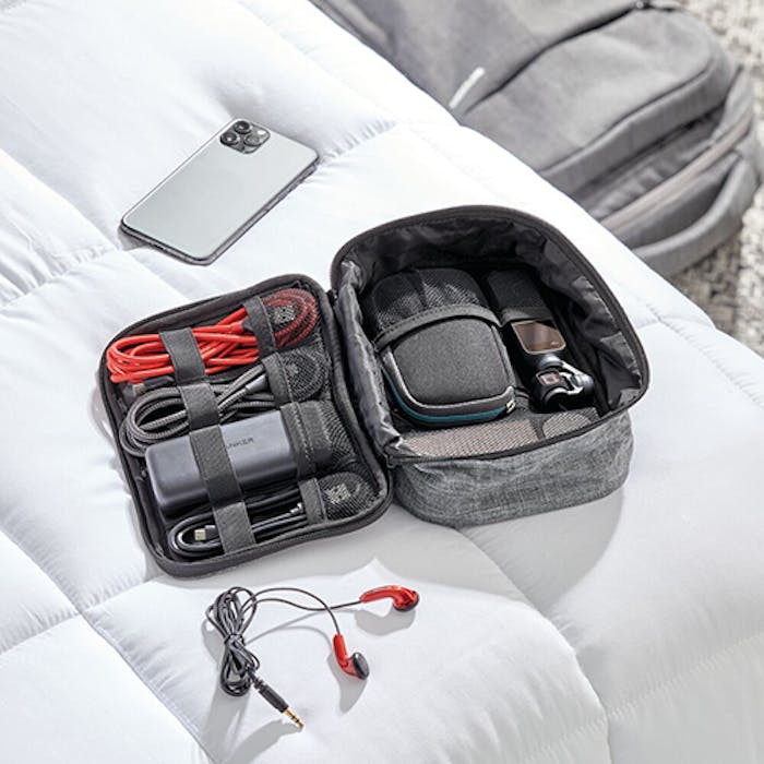 travel electronics accessories organizer from mdesign