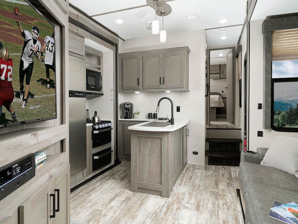 358 kitchen and living