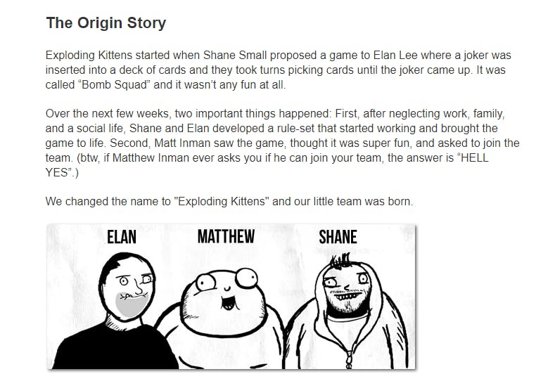 Exploding Kittens Kickstarter