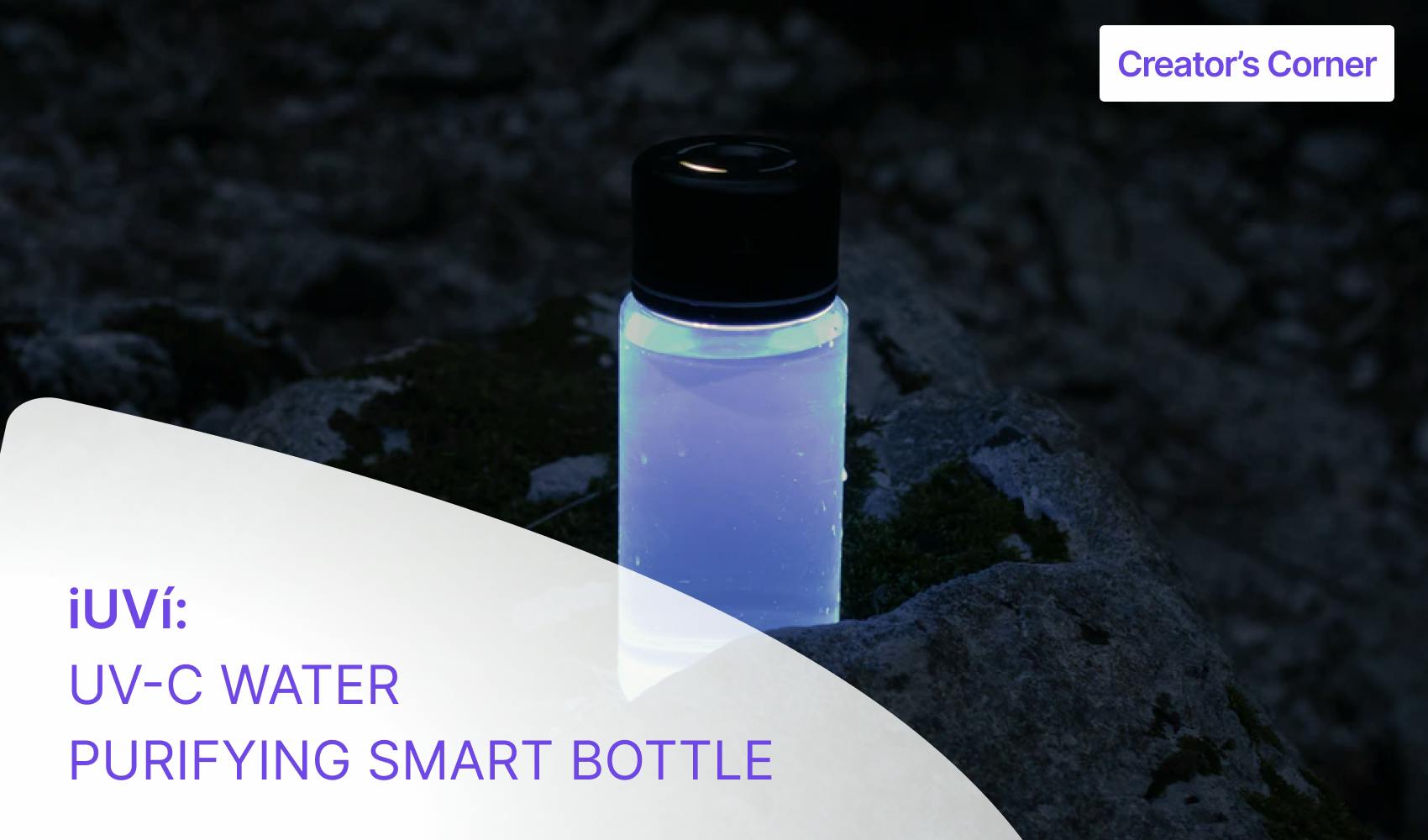 iUVì Water Purifying Smart Bottle