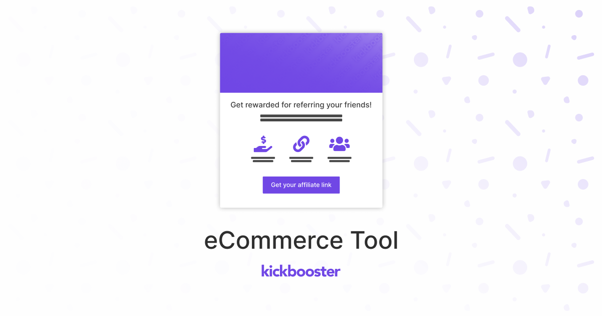 Kickbooster Affiliate Marketing App for Kickbooster