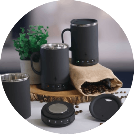 Bolt heated mugs