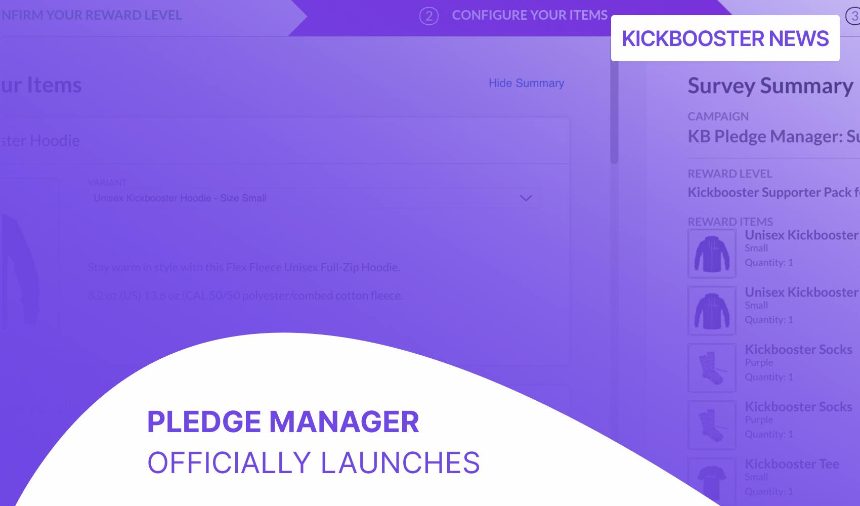 Kickbooster Pledge Manager