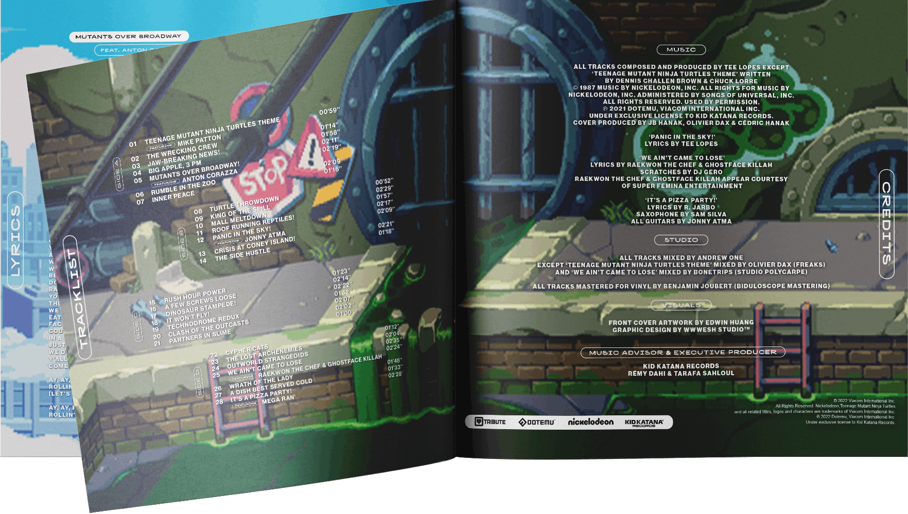 Kid Katana - TMNT: Shredder's Revenge - Ultimate Edition 4LP Kid Katana - TMNT: Shredder's Revenge - Ultimate Edition 4LP
