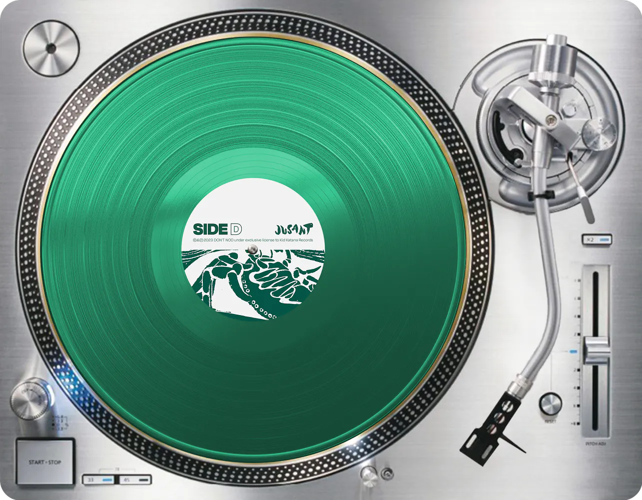 Captain Vinyl I Like It シールド7インチ Kid Katana - Jusant