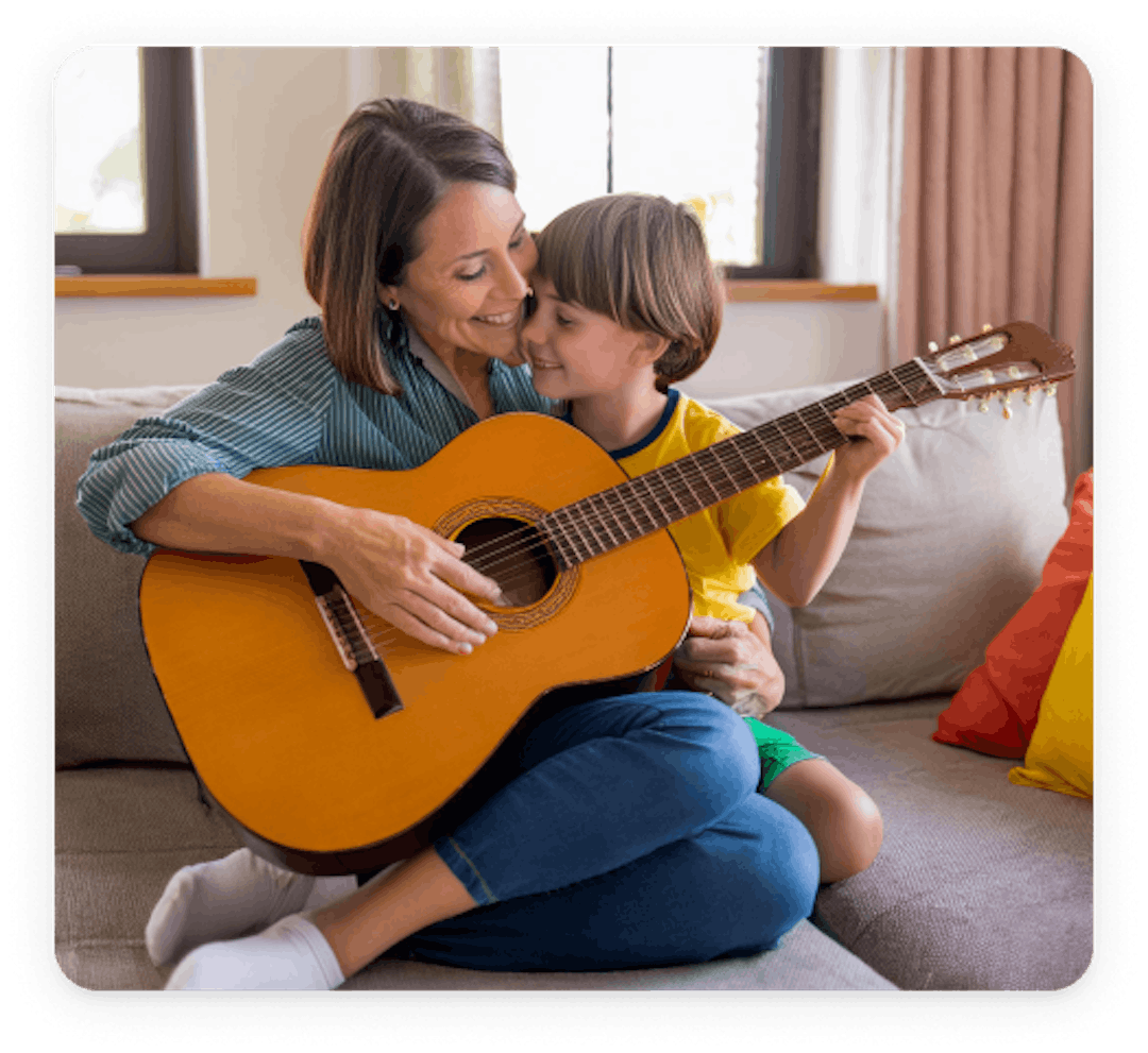 teach your child to play guitar