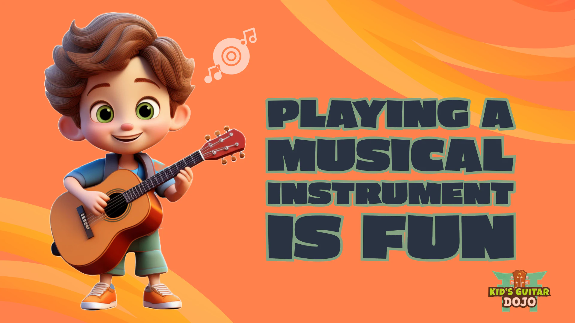 Child playing a musical instrument illustrating the benefits of music in early childhood education