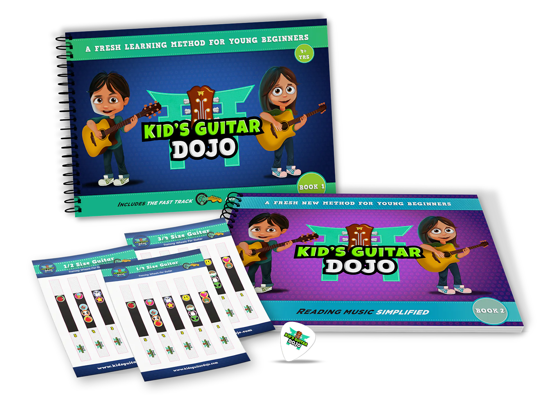 kids-guitar-dojo-premium-package-book1&2