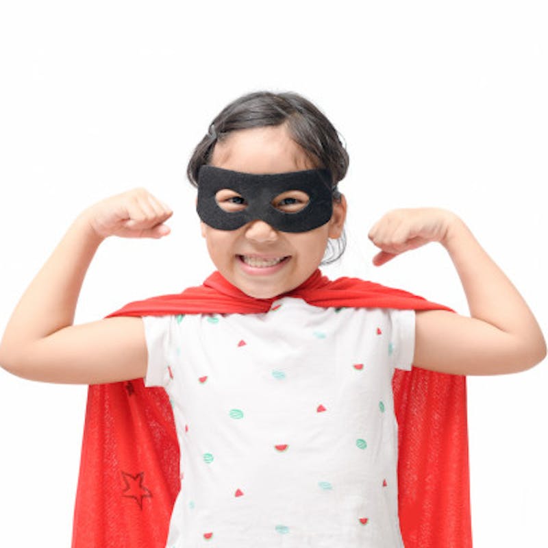 Ребёнок супер герой