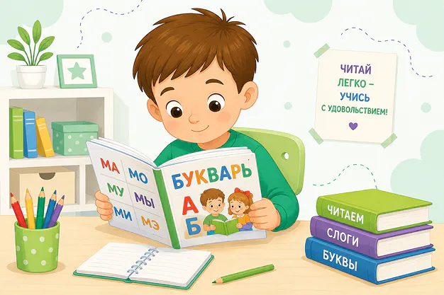 Как научить ребенка читать по слогам