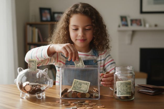 Учим ребенка копить деньги