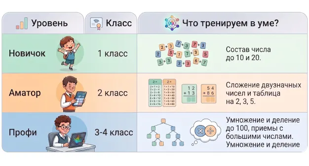 Секретные способы счета в уме