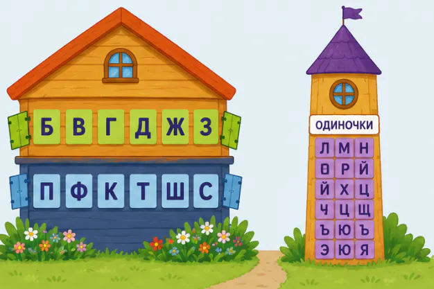 Парные и непарные согласные звуки