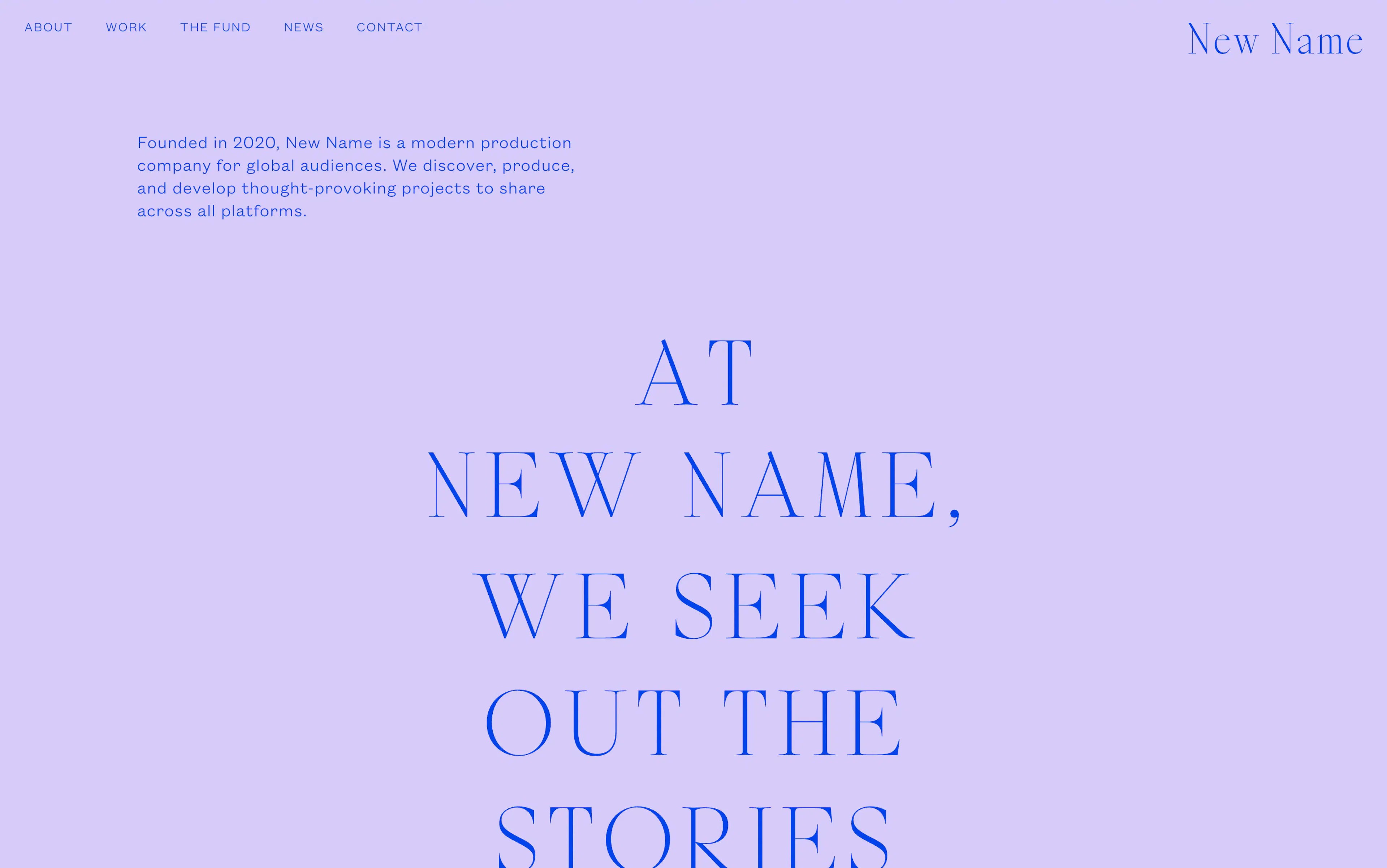 New Name