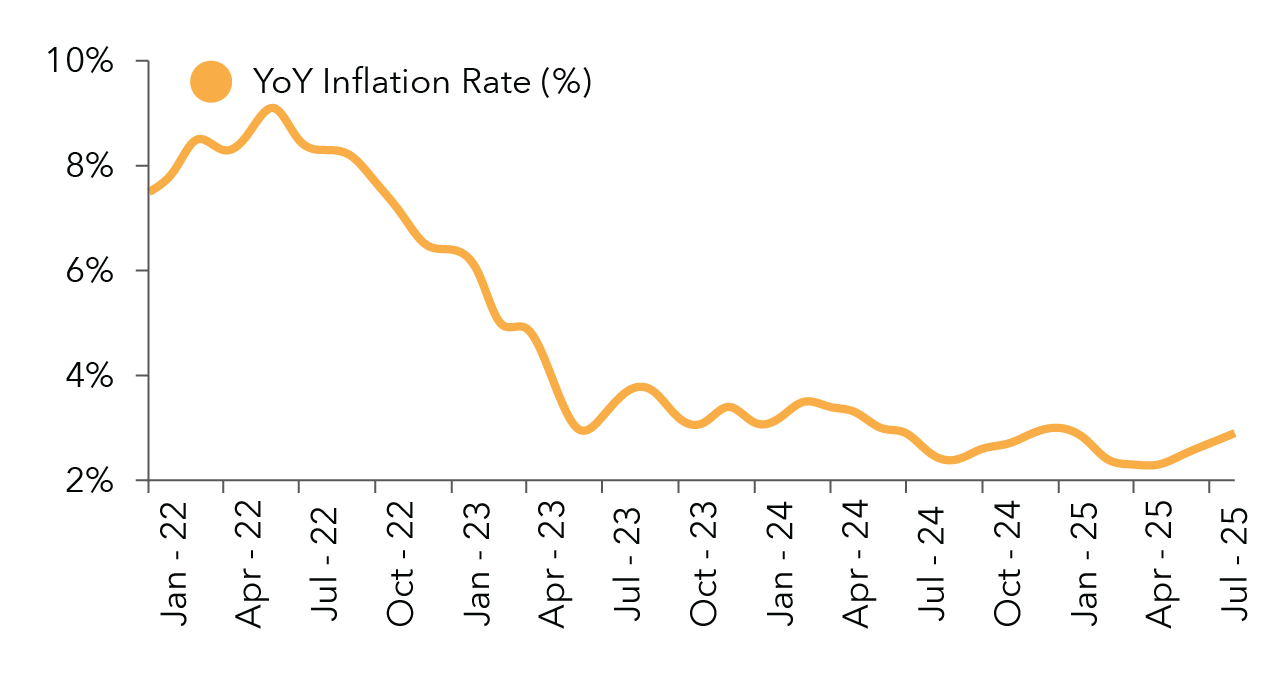 YoY Inflation Rate (%)