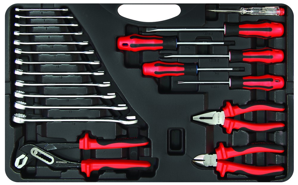 Gereedschapskoffer SENECA 1/4 & 1/2 123 delig