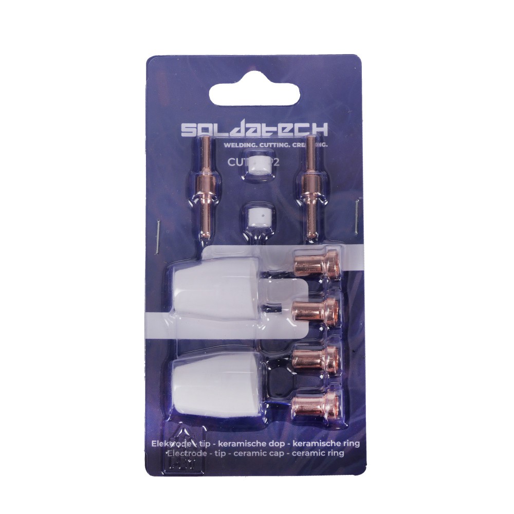 MB 400/500 MIG/MAG Slijtonderdelen Set 23-delig - Voor Lasbranders Tot 500A, Inclusief Sleutel