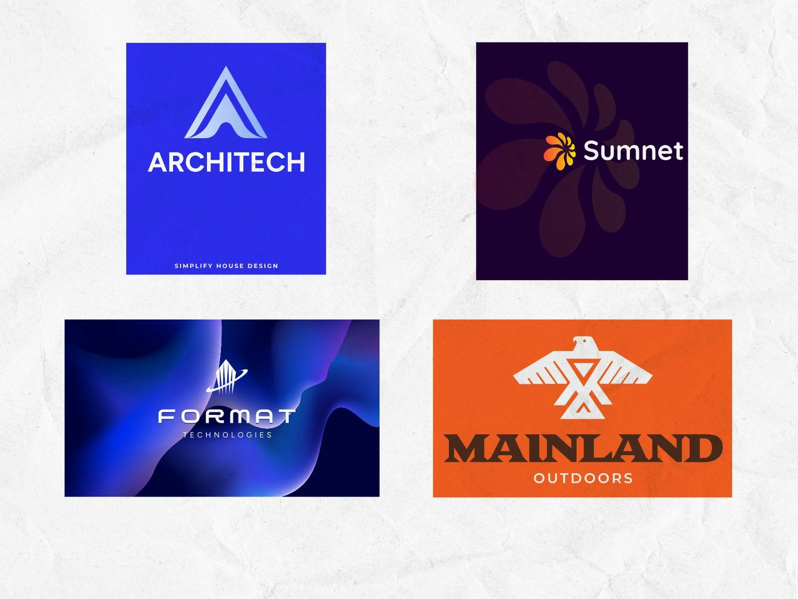 Top Geometric Tech Startup Logos showcased in Kittl - Innovative Designs and Shapes for the Modern Era